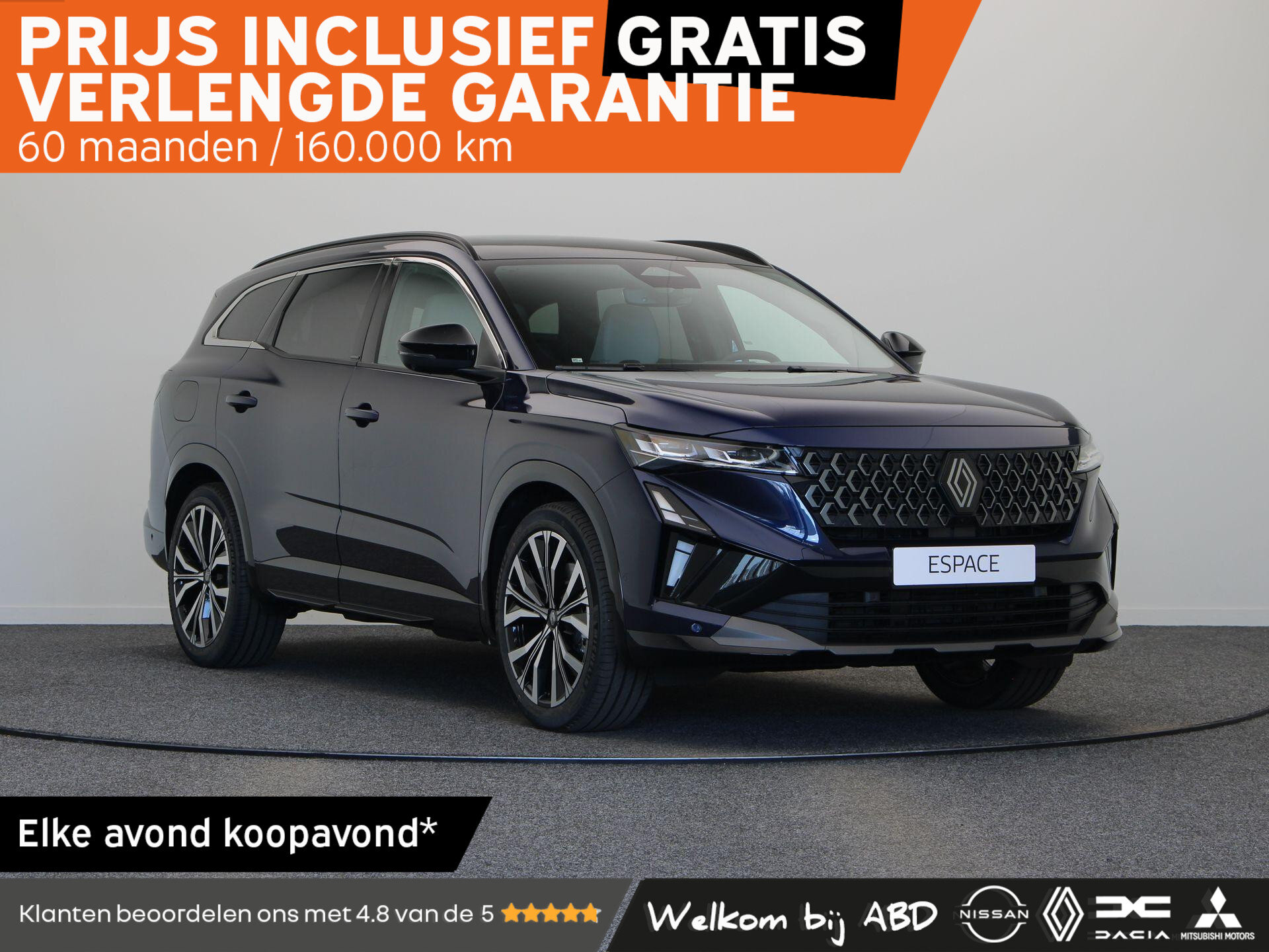 Renault Espace E-Tech full hybrid 200pk iconic 7p.