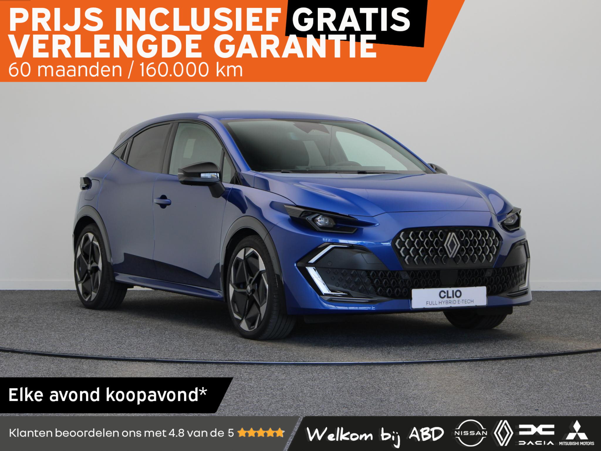 Renault Clio Hybrid 160pk techno