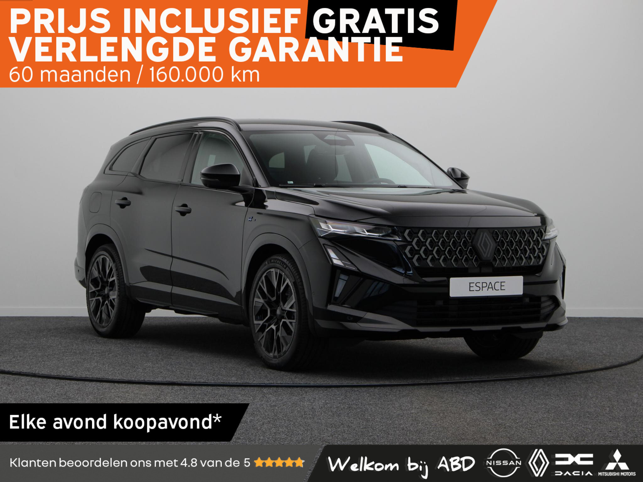 Renault Espace E-Tech full hybrid 200 esprit Alpine 7p.