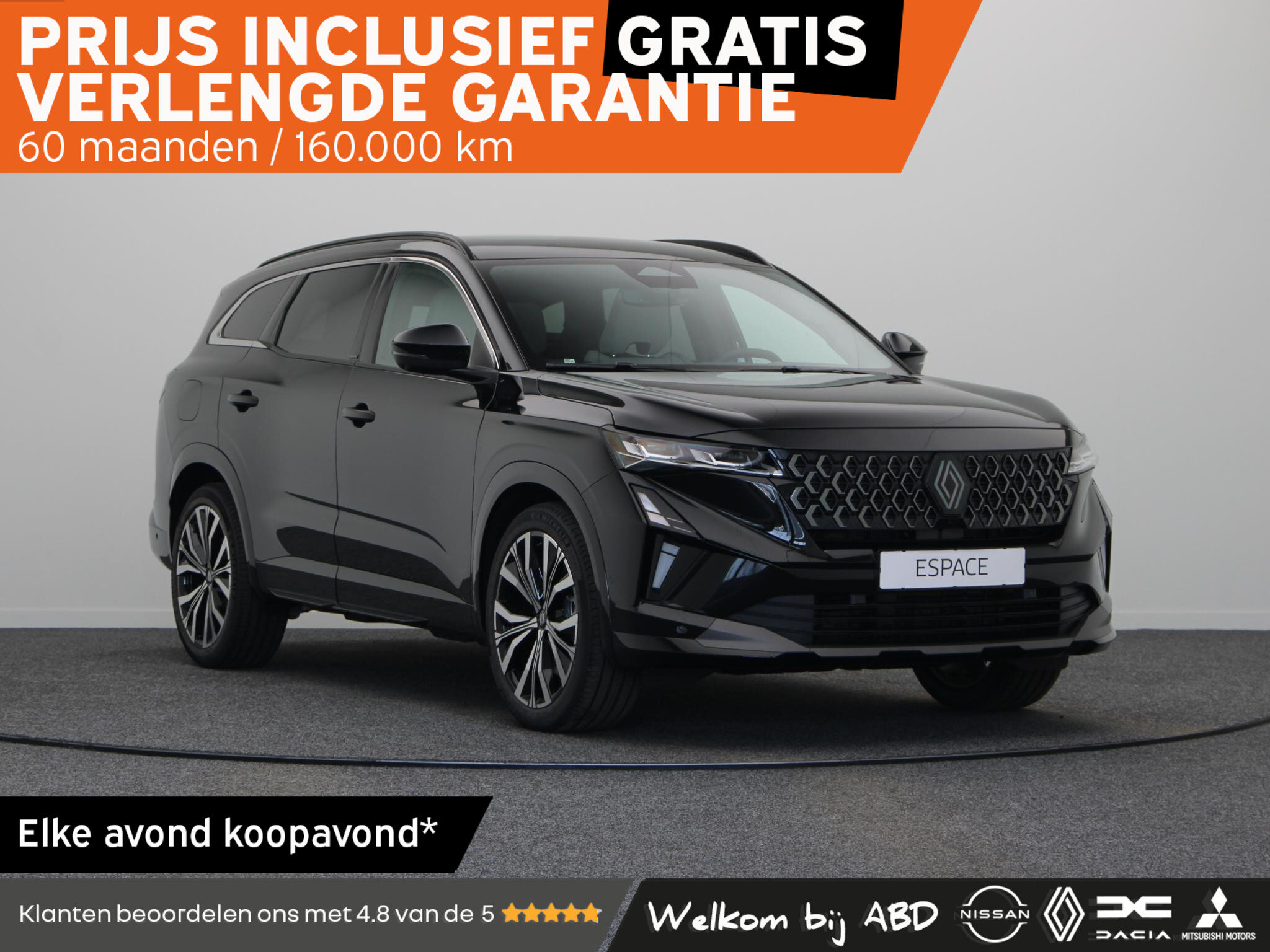 Renault Espace E-Tech full hybrid 200pk iconic 7p.