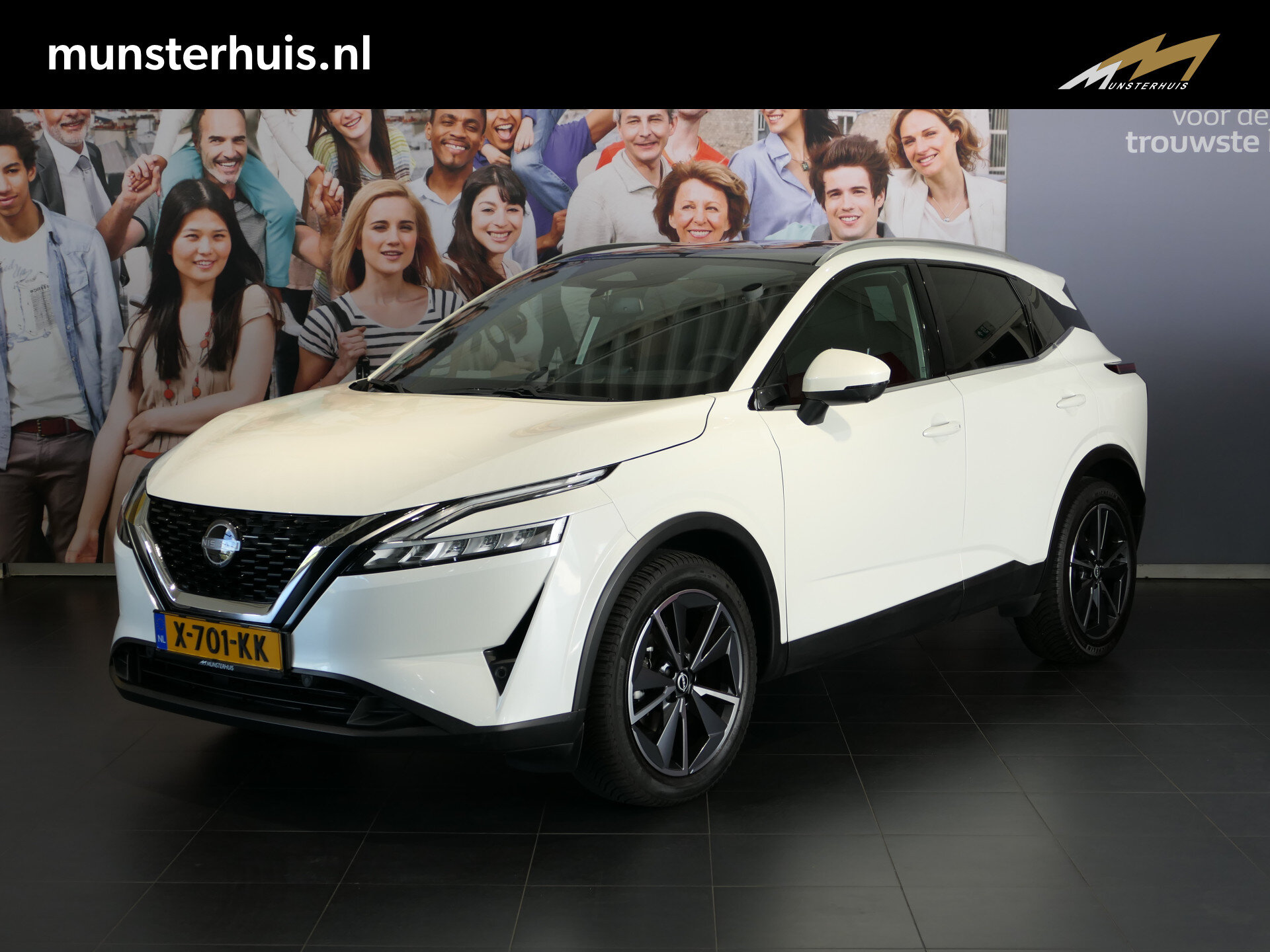 Nissan Qashqai 1.3 MHEV Xtronic Tekna *1.800kg trekgewicht!* - Occasion Lease vanaf €509 p/m -
