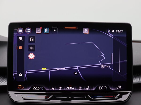 Navigatiesysteem met 12,9 inch touchscreen