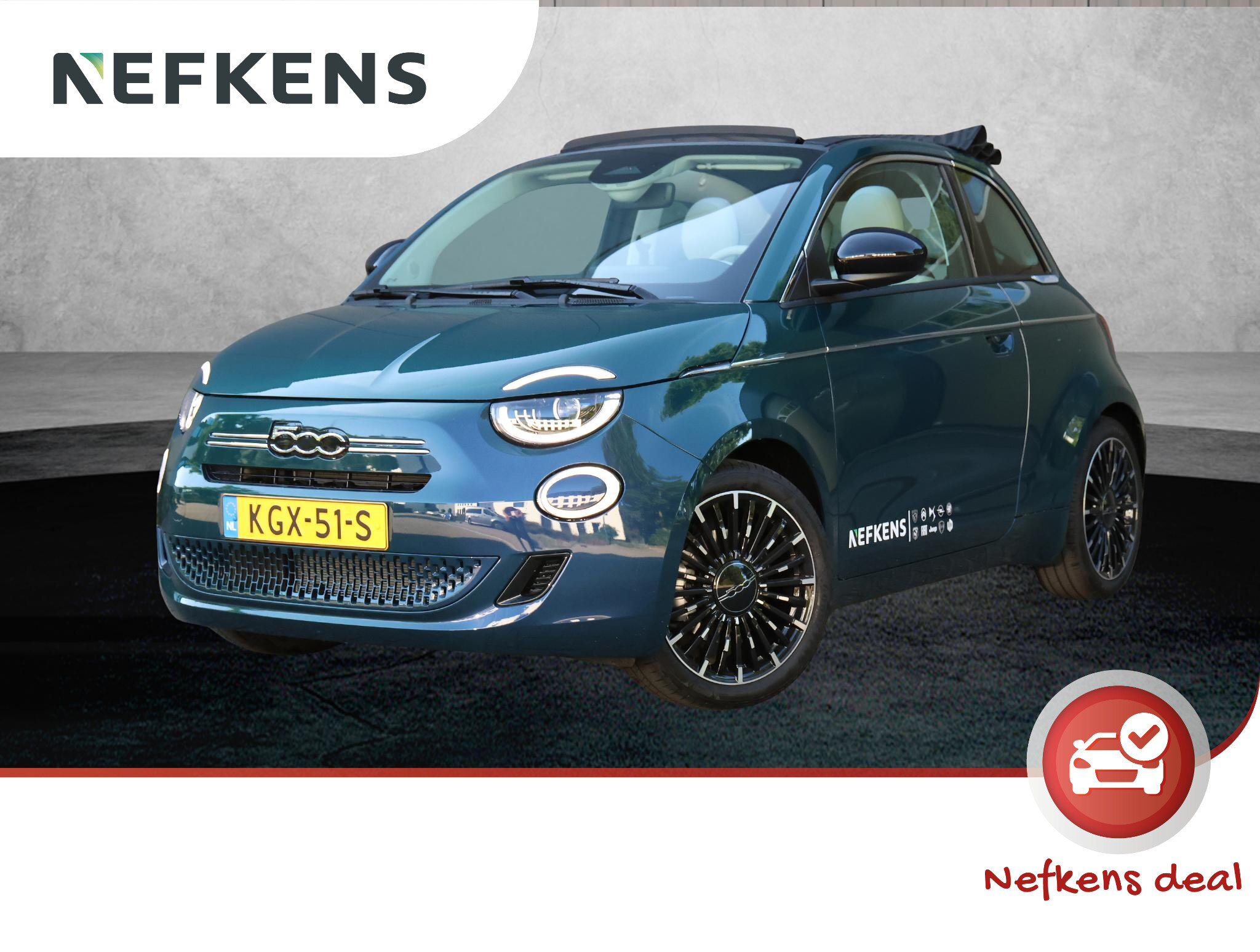 Fiat 500C 1.0 Hybrid La Prima Cabrio