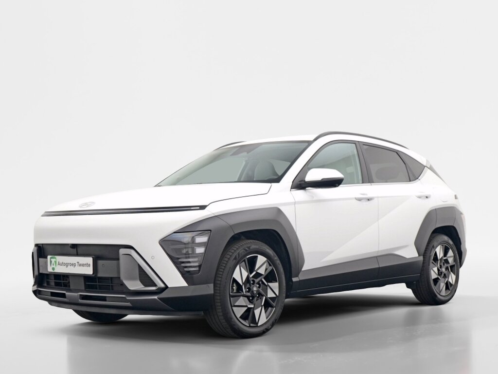 Hyundai Kona 1.6 GDI HEV Premium | Private lease 579 pm | Creme leder
