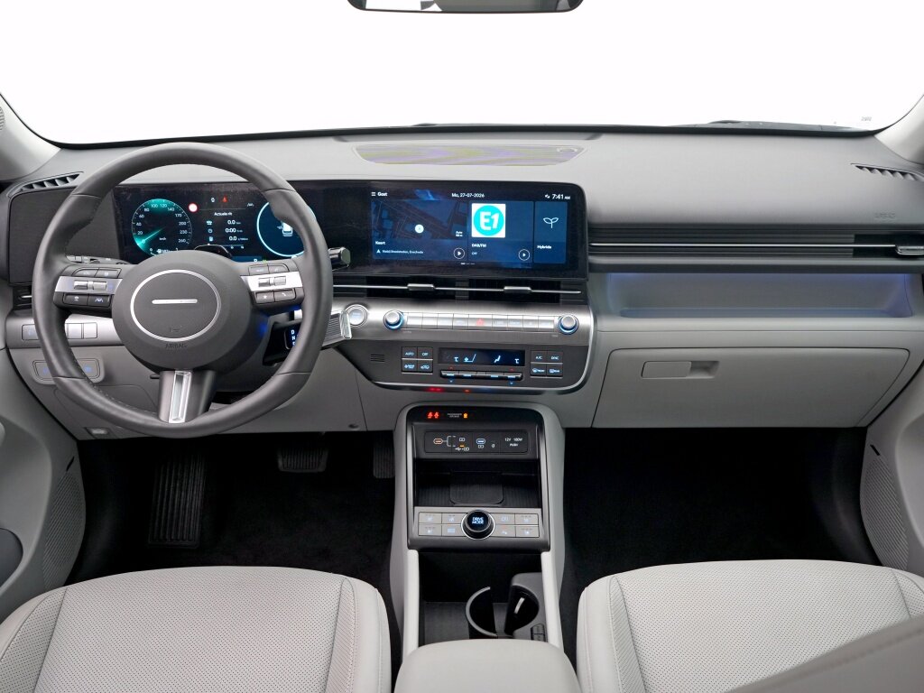 Hyundai Kona 1.6 GDI HEV Premium | Private lease 579 pm | Creme leder - Afbeelding 3