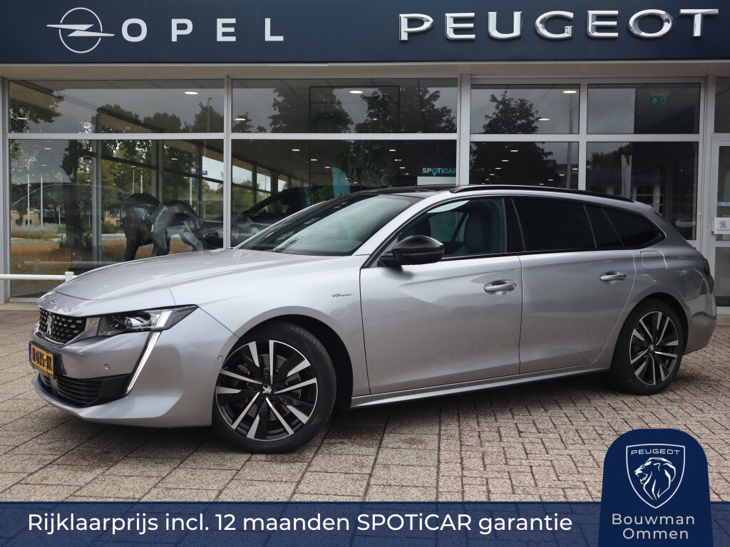Peugeot 508 SW GT Pack Business HYbrid 225pk e-EAT8, Rijklaarprijs, FOCAL HiFi Panoramisch schuifdak 7,4kW Lader