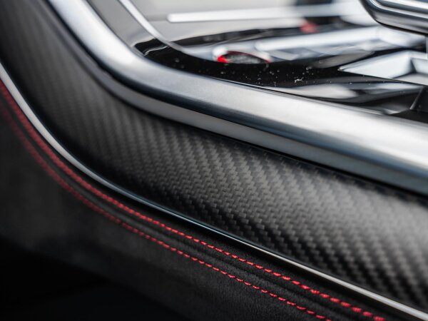 Decoratielijsten, mat carbon twill Decoratielijsten, mat carbon twill