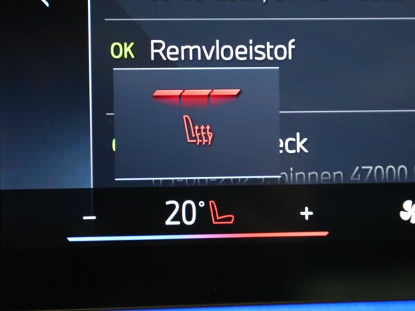 Elektrisch verwarmde voorstoelen