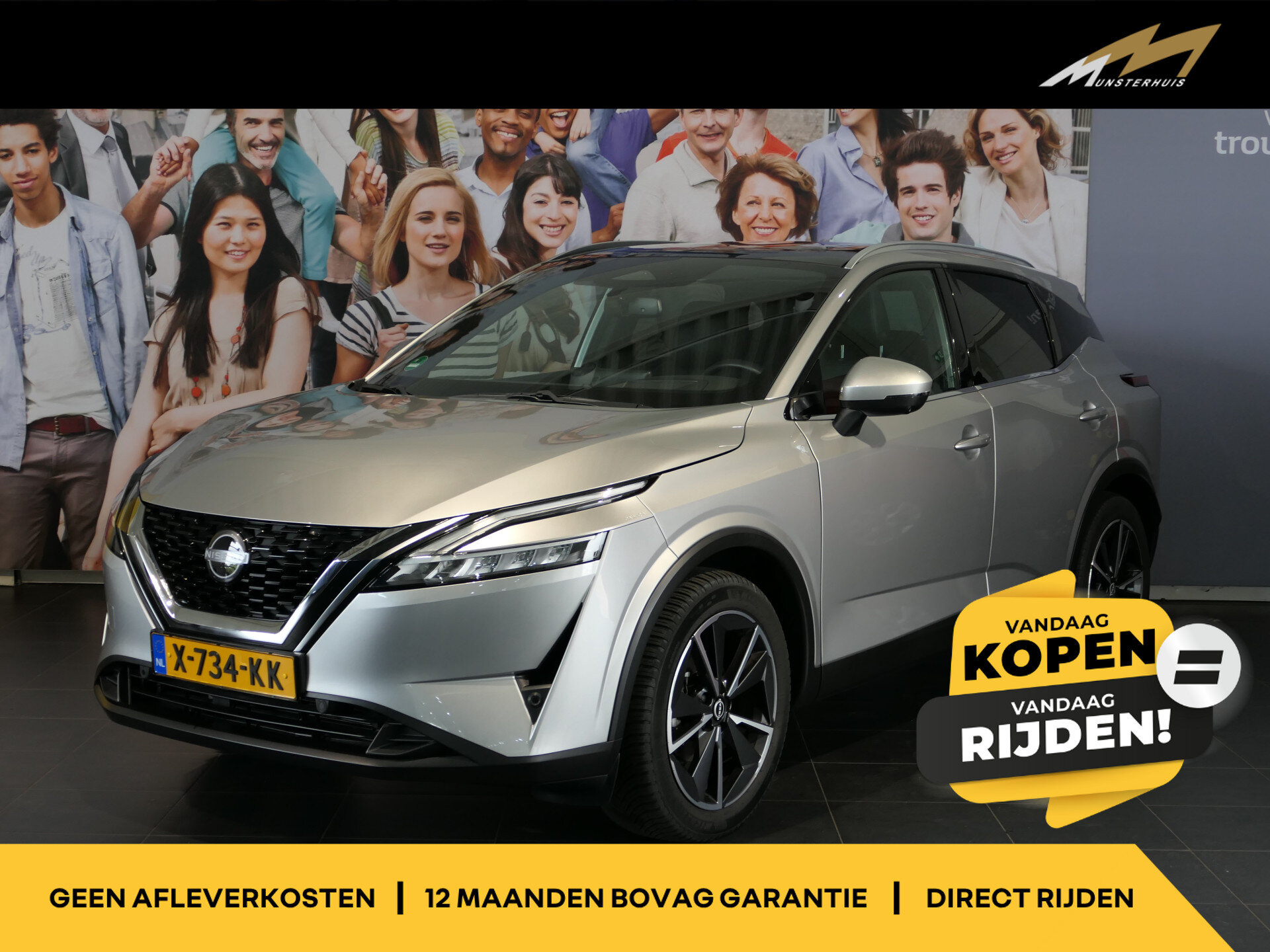 Nissan Qashqai 1.3 MHEV Xtronic Tekna *1.800KG Trekgewicht!*