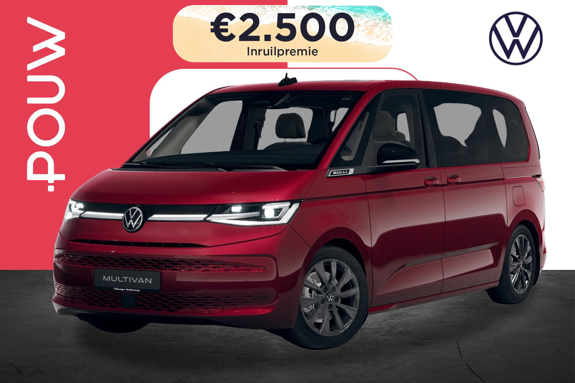 Volkswagen Multivan 1.5 eHybrid 245pk L1 Bulli Edition 4Motion 6p.