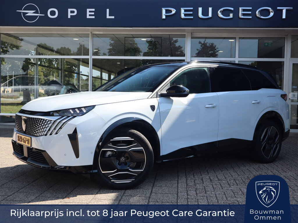 Peugeot 5008 GT Launch Edition 73kWh 325PK Dual Motor 7 pers., Rijklaarprijs | Panoramadak Lederen interieur 360 graden camera Warmtepomp