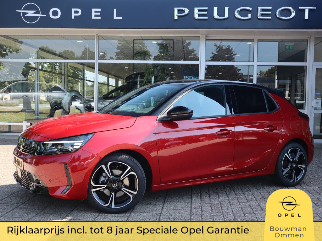 Opel Corsa Ultimate 1.2 Turbo Hybrid 145PK eDCT Automaat, Rijklaarprijs | Navigatie Camera LED Stoelverwarming 17 inch lichtmetalen wielen