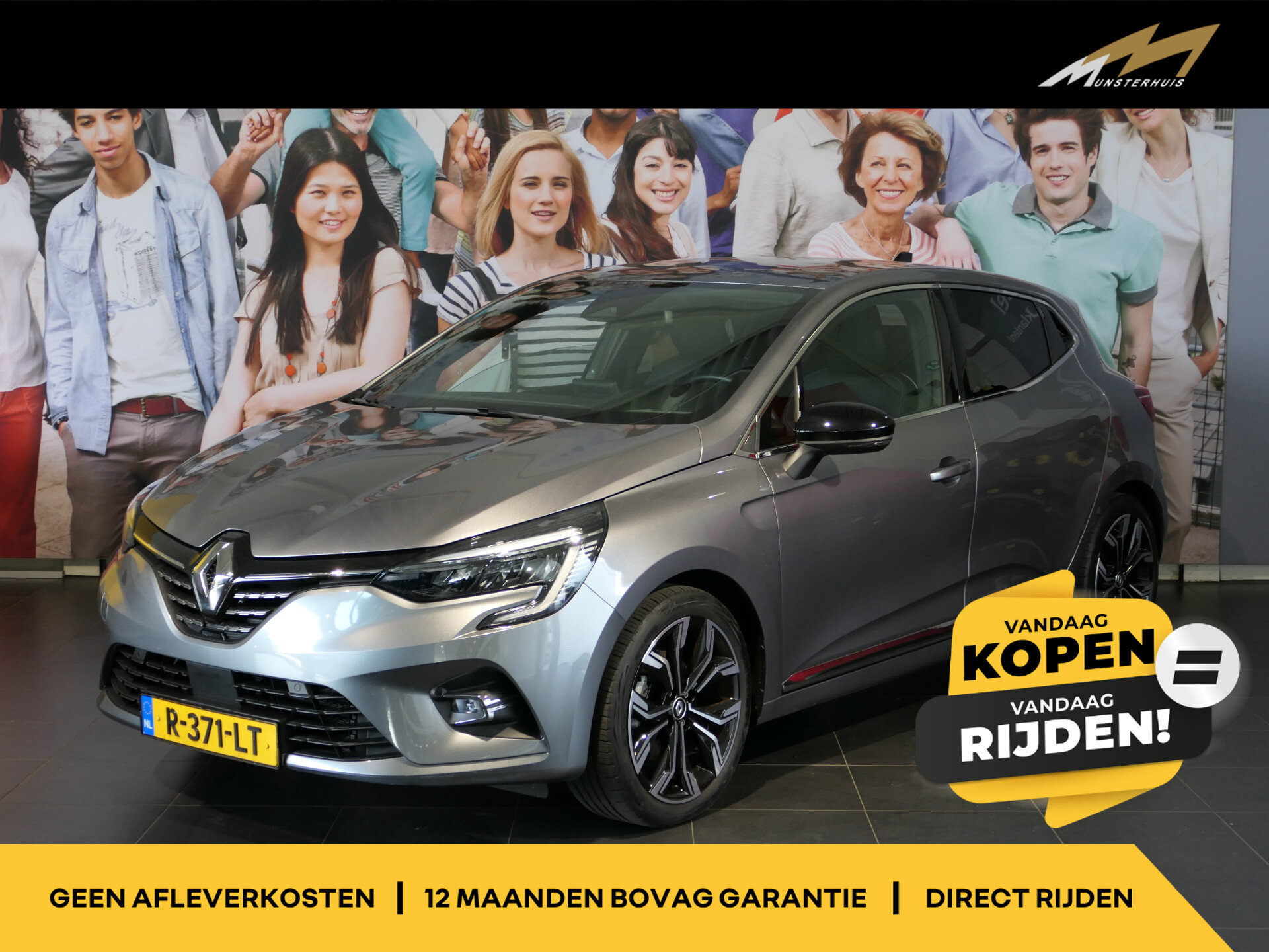 Renault Clio 1.6 E-Tech Hybrid 145 Techno - Occasion Lease vanaf €499 p/m -