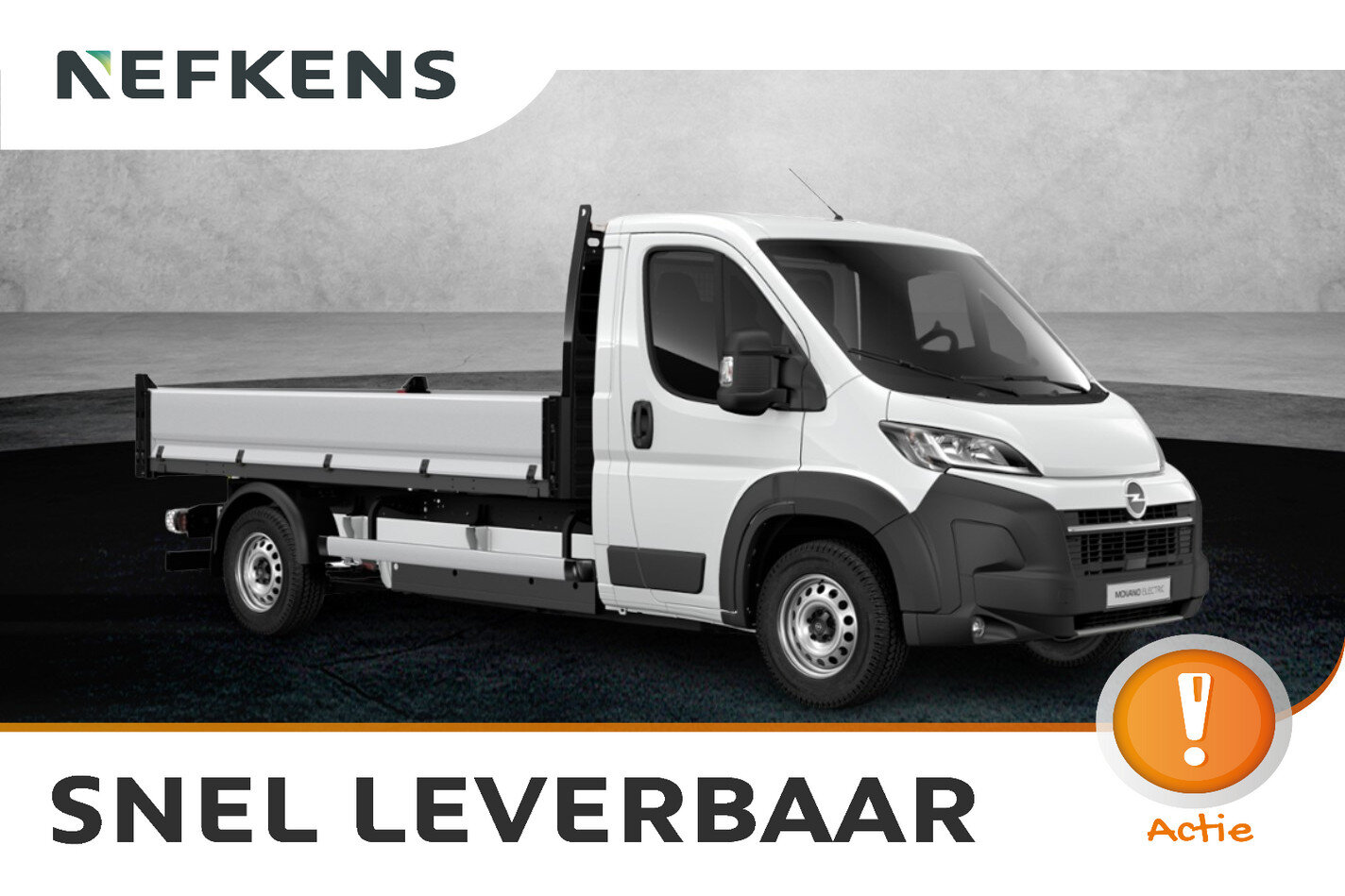 Opel Movano-e Standaard - Electric Chassis Cabine