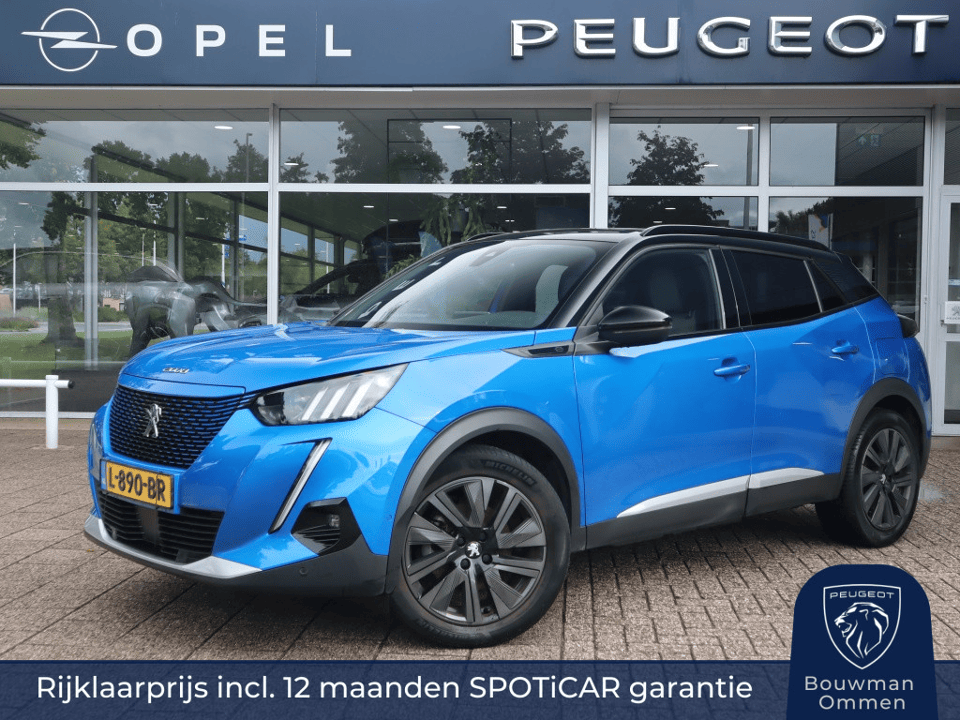 Peugeot e-2008 GT Pack EV 50kWh 136pk, Rijklaarprijs, Panoramisch schuifdak Adaptieve cruise control Stoelverwaming - Afbeelding 1