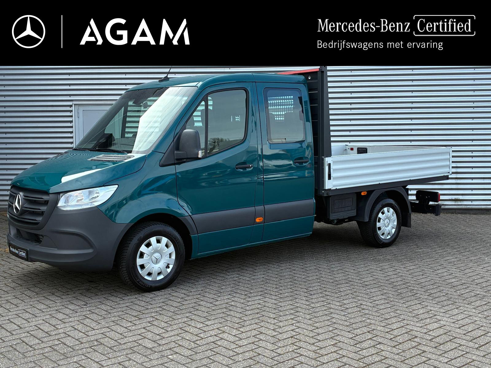 Mercedes-Benz Sprinter 317 CDI L2 DC Open Laadbak | 3500kg Trekhaak |