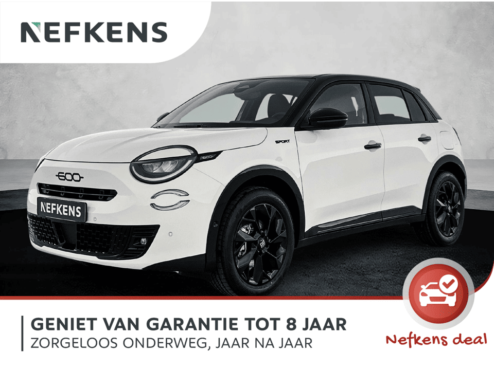 Fiat 600 1.2 145pk Hybrid Sport Automaat - Afbeelding 1