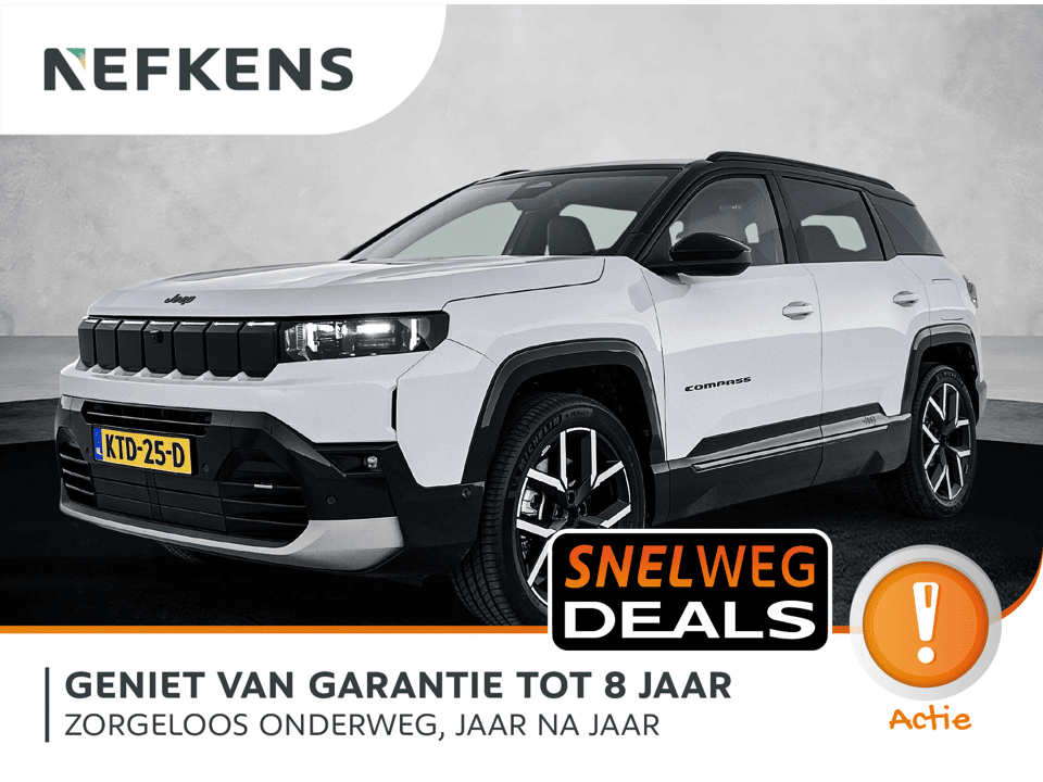 Jeep Compass 1.6 225pk e-Hybrid Plug-In Summit Automaat - Afbeelding 1
