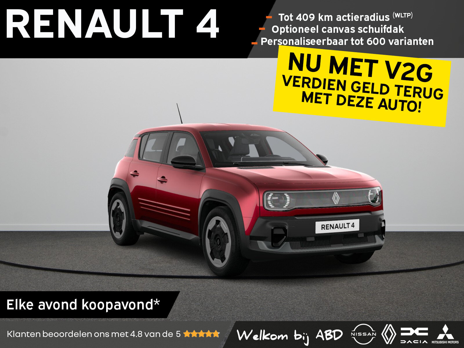 Renault 4 Evolution Comfort range
