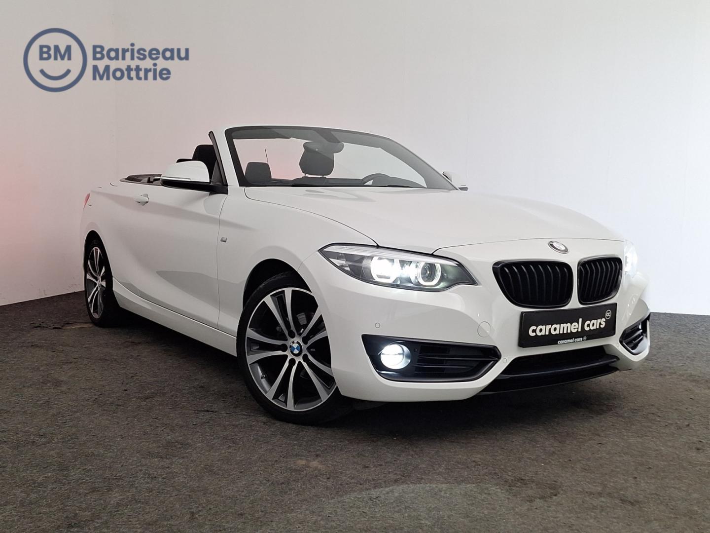BMW 2 Serie 218 SPORTLINE CABRIO AUTOMAAT *DAB*SENSOREN VOOR EN ACHTER*ZETELVERWARMING*KLIMAATREGELING*GPS* - Afbeelding 2