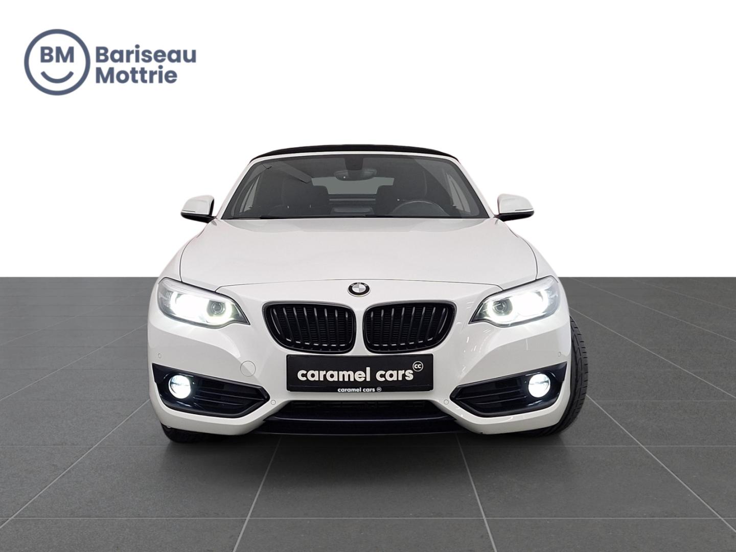 BMW 2 Serie 218 SPORTLINE CABRIO AUTOMAAT *DAB*SENSOREN VOOR EN ACHTER*ZETELVERWARMING*KLIMAATREGELING*GPS* - Afbeelding 3
