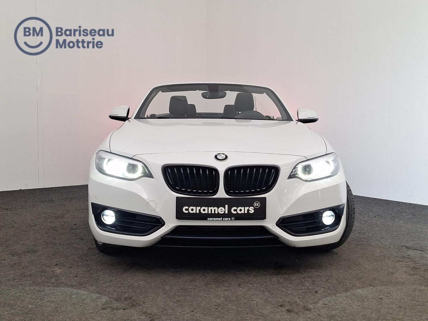 BMW 2 Serie 218 SPORTLINE CABRIO AUTOMAAT *DAB*SENSOREN VOOR EN ACHTER*ZETELVERWARMING*KLIMAATREGELING*GPS* - Afbeelding 4