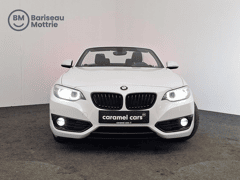 BMW 2 Serie 218 SPORTLINE CABRIO AUTOMAAT *DAB*SENSOREN VOOR EN ACHTER*ZETELVERWARMING*KLIMAATREGELING*GPS* - Afbeelding 4