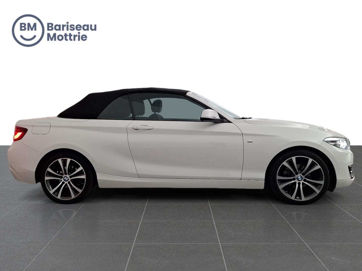 BMW 2 Serie 218 SPORTLINE CABRIO AUTOMAAT *DAB*SENSOREN VOOR EN ACHTER*ZETELVERWARMING*KLIMAATREGELING*GPS* - Afbeelding 5