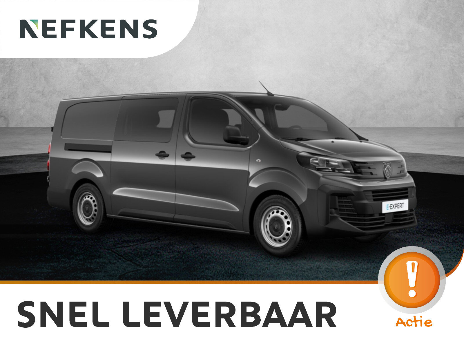 Peugeot Expert Standaard Dubbele Cabine - Elektrisch
