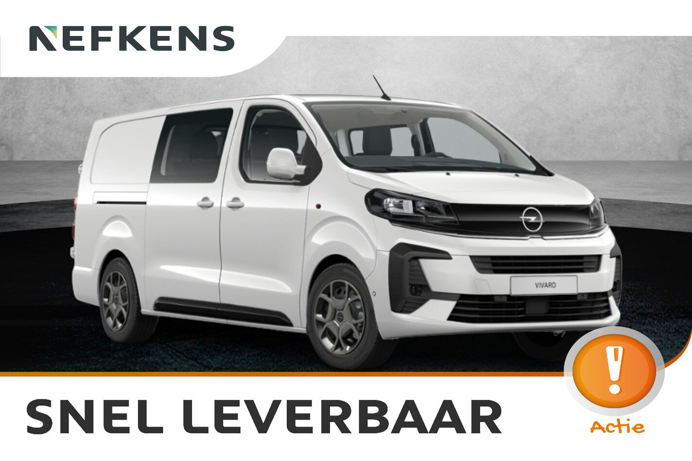 Opel Vivaro Standaard - Dubbele Cabine