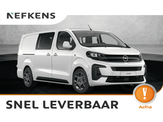 Opel Vivaro Standaard - Dubbele Cabine