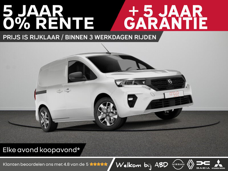 Nissan Townstar Gesloten Bestel L1H1 44 kWh 122 1AT N-Connecta | Vijf jaar garantie | Rijklaarprijs |