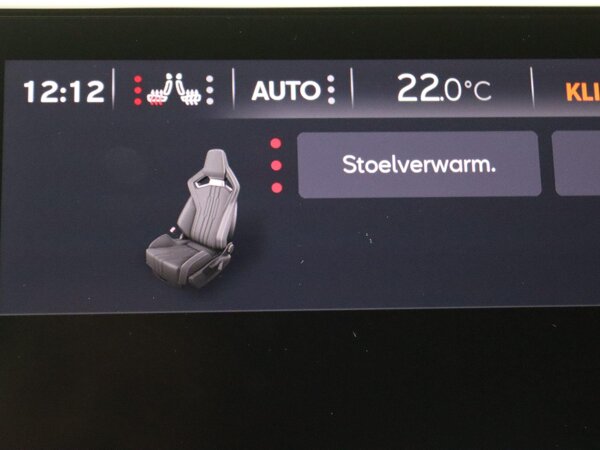 Verwarmbare stoelen vóór Verwarmbare stoelen vóór
