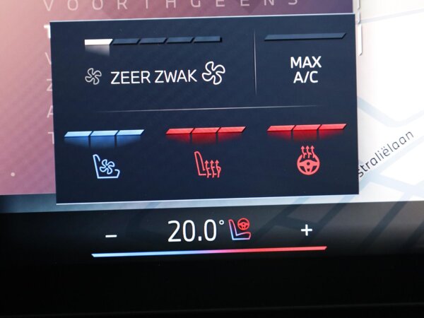 Elektrisch verwarmde voorstoelen