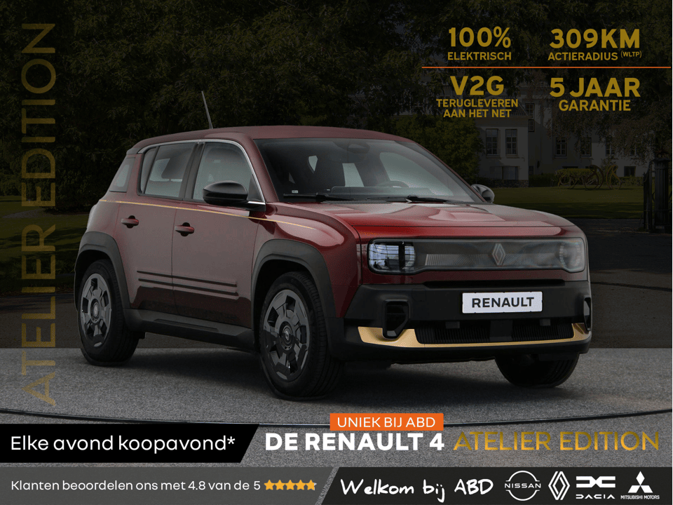 Renault 4 Atelier Edition urban range 40 kWh - Afbeelding 1