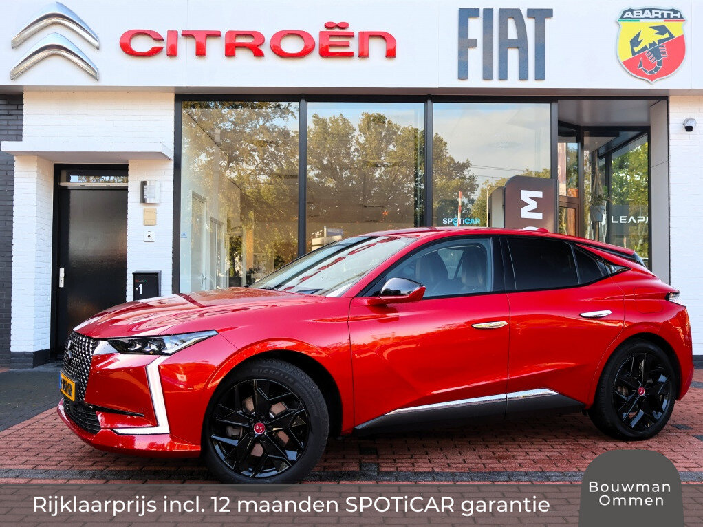 DS DS 4 E-Tense Plug-in hybride 225PK e-EAT8 Automaat Performance Line +, Rijklaarprijs | Adaptieve Cruise Control | Navigatie | Camera | DAB+ Tuner