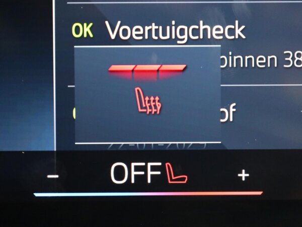 Elektrisch verwarmde voorstoelen Elektrisch verwarmde voorstoelen