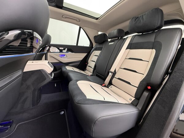 AMG nappaleder macchiatobeige/zwart