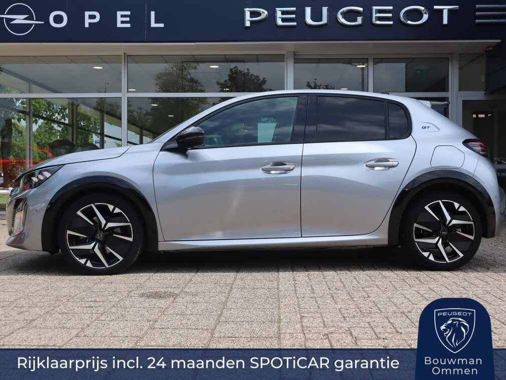 Peugeot 208 GT HYBRID 145pk e-DCS6 automaat, Rijklaarprijs, Camera voor en achter Adaptieve cruise control Keyless entry & start VERKOCHT - Afbeelding 2