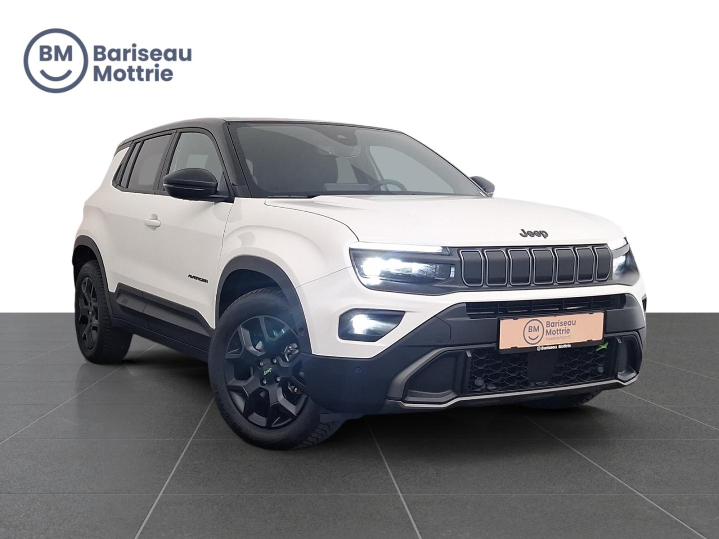 Jeep Avenger 4XE upland E-HYBRID 145 PK AUTOMAAT *OPEN DAK*CAMERA ACHTER*SENSOREN VOOR EN ACHTER*CARPLAY*DAB*GPS*ZETELVERWARMING*