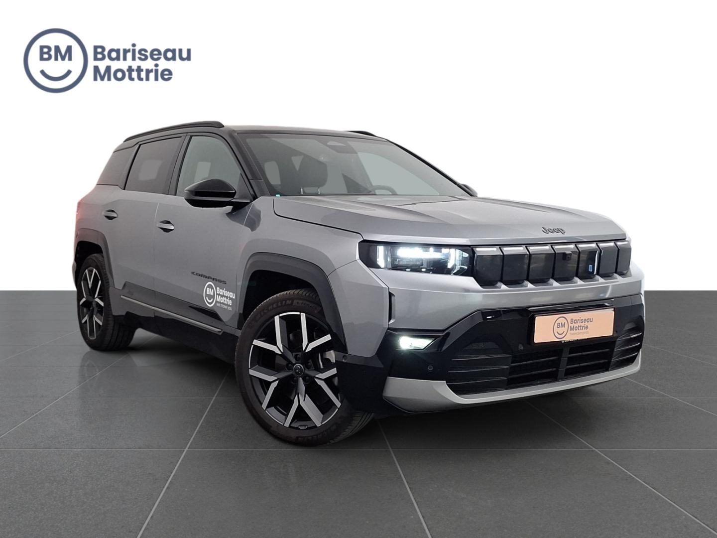 Jeep Compass ELEKTRISCH 74 kWh Altitude *FULL OPTION*PANO EN OPEN DAK*360°CAMERA EN SENSOREN*MASSAGEZETELS*DAB*GPS*CARPLAY*