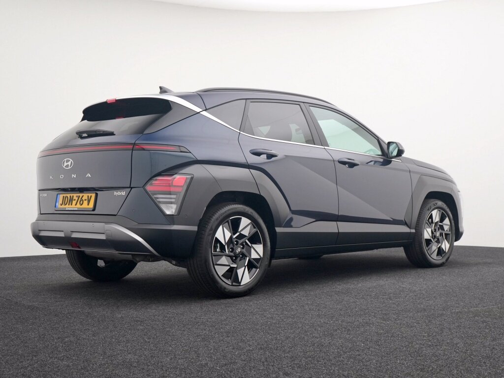 Hyundai Kona 1.6 GDI HEV Premium | Leer | 360 camera | 4x stoelverwarming - Afbeelding 2