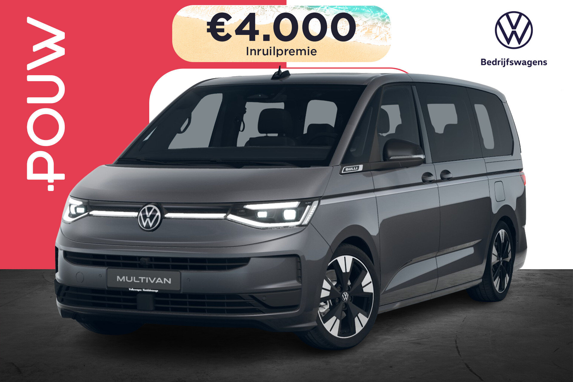 Volkswagen Multivan 1.5 eHybrid 245pk L2 Bulli Edition 4Motion - Afbeelding 1
