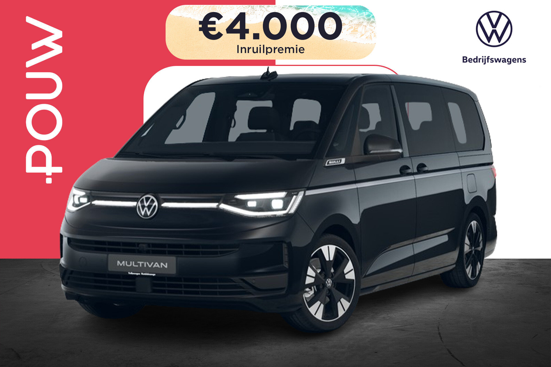 Volkswagen Multivan 1.5 eHybrid 245pk L2 Bulli Edition 4Motion - Afbeelding 1