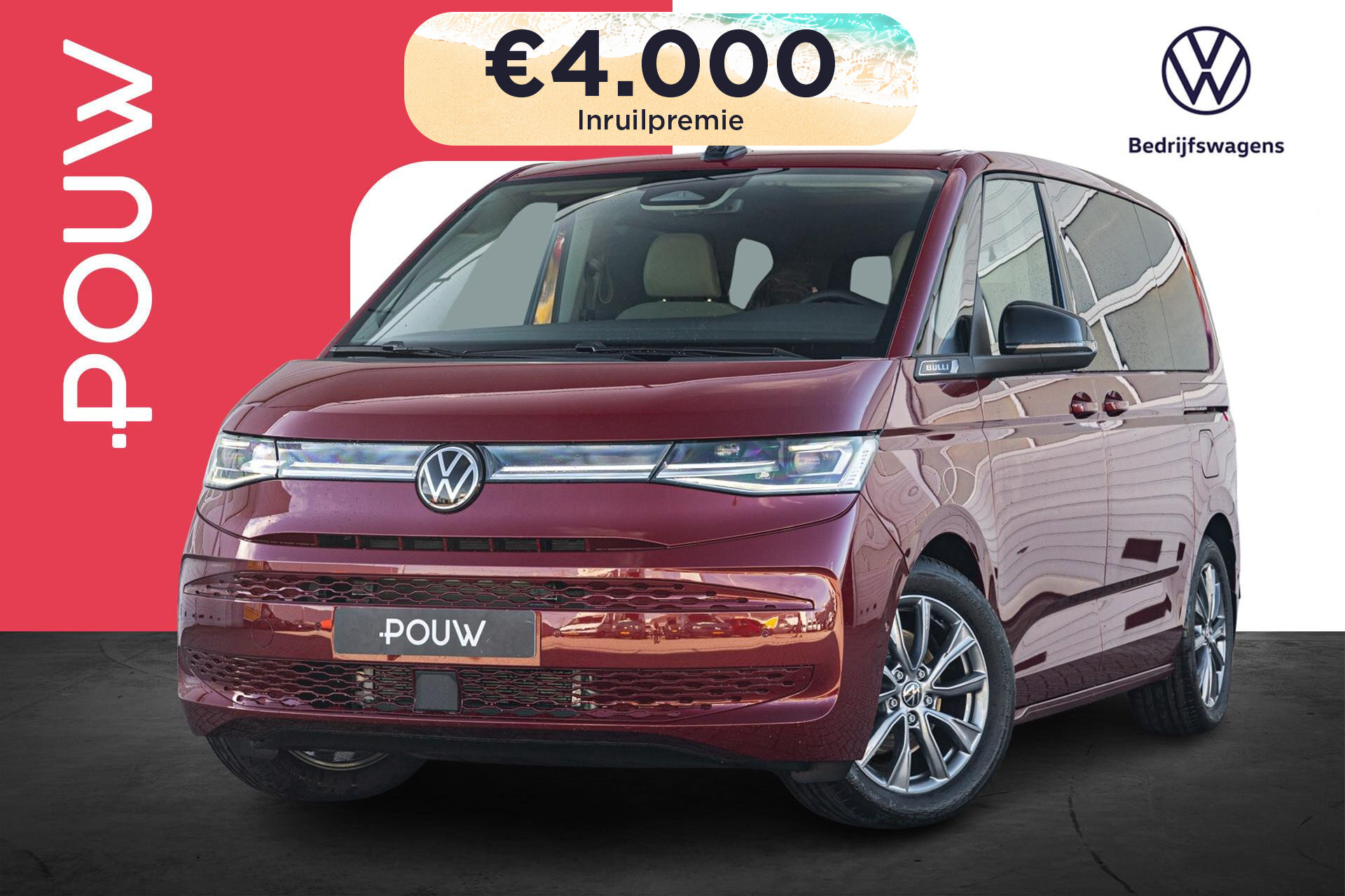 Volkswagen Multivan 1.5 eHybrid 245pk L1 Bulli Edition 4Motion 6p.