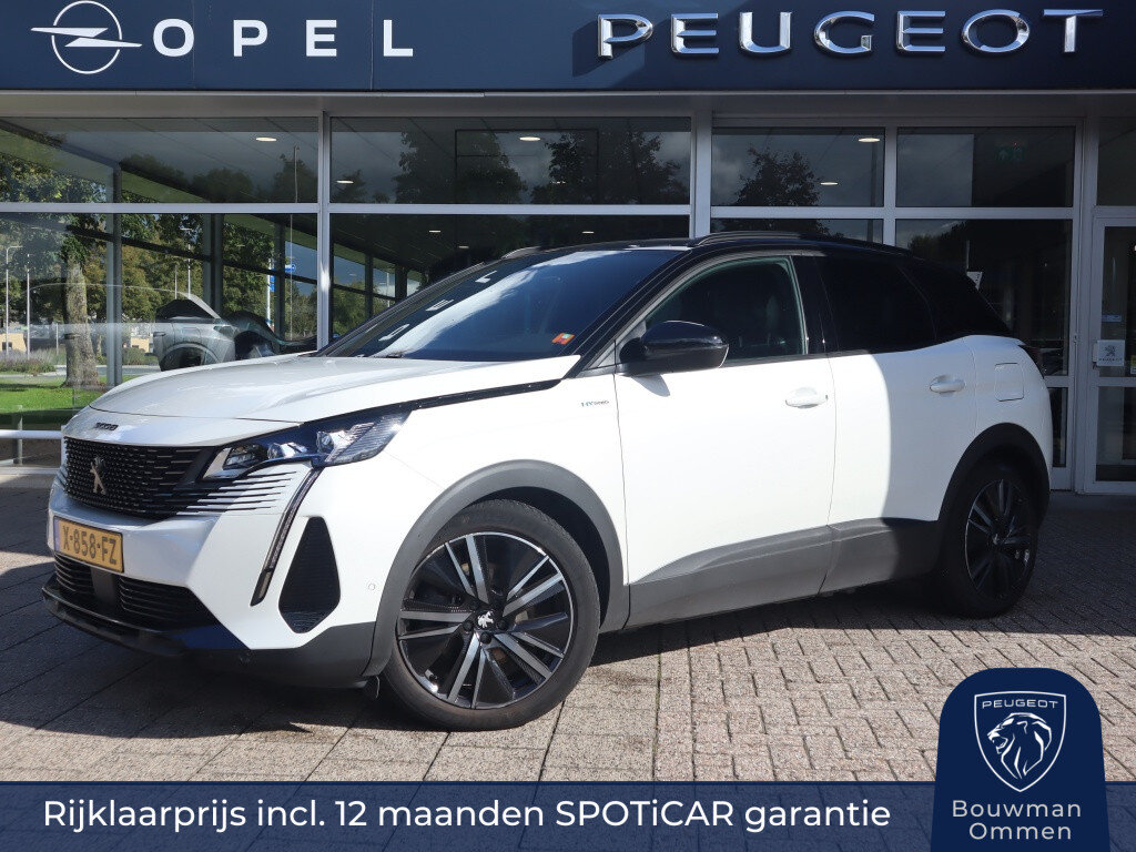 Peugeot 3008 GT Plug-in HYbrid 225PK e-EAT8 Automaat, Rijklaarprijs, Panoramisch schuifdak Black Pack Elektr. verstelbare bestuurdersstoel