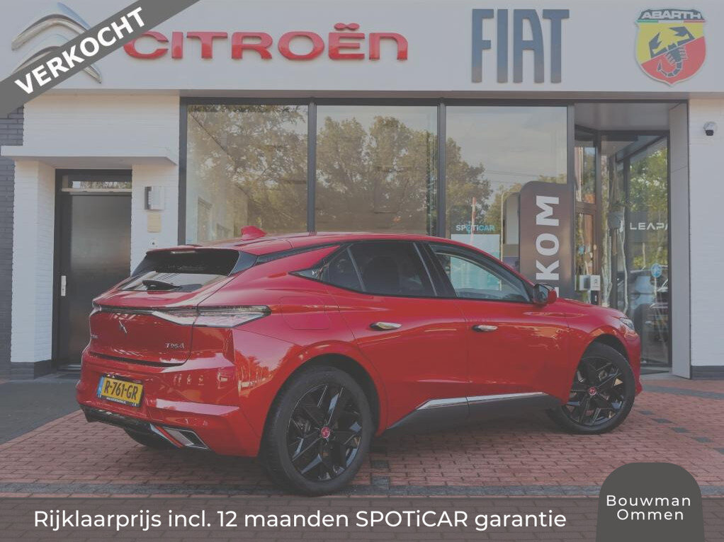 DS DS 4 E-Tense Plug-in hybride 225PK e-EAT8 Automaat Performance Line +, Rijklaarprijs | Adaptieve Cruise Control | Navigatie | Camera | DAB+ Tuner VERKOCHT