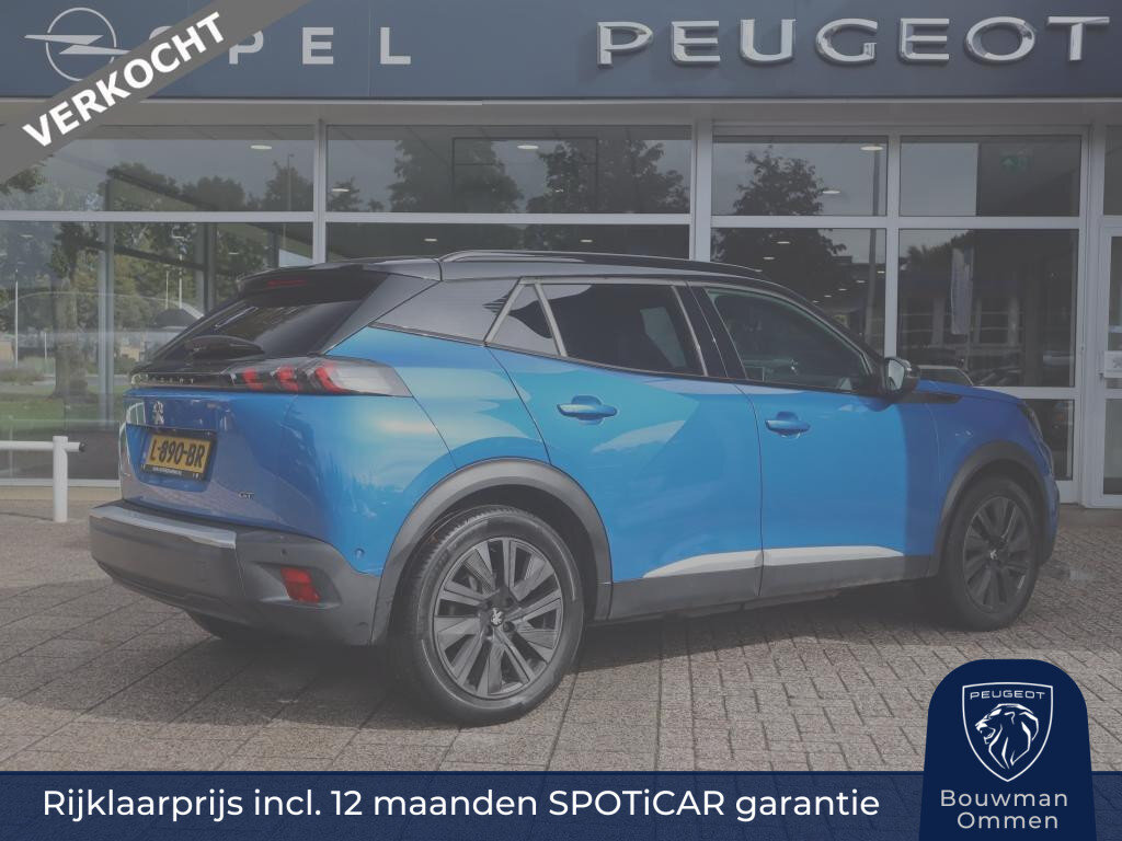 Peugeot e-2008 GT Pack EV 50kWh 136pk, Rijklaarprijs, Panoramisch schuifdak Adaptieve cruise control Stoelverwaming VERKOCHT