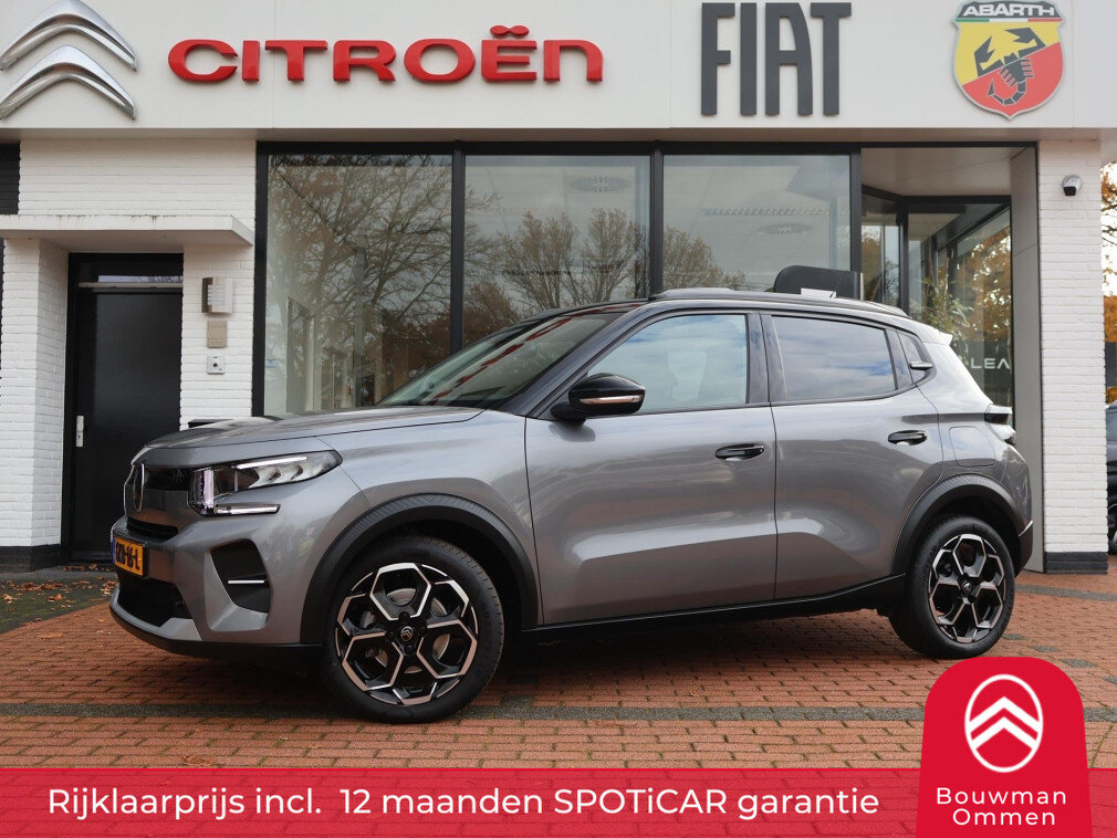 Citroën C3 1.2 Turbo S&S 100PK Max, Rijklaarprijs | Stoelverwarming | Stuurverwarming | Navigatie | Camera | DAB+ | Climate control