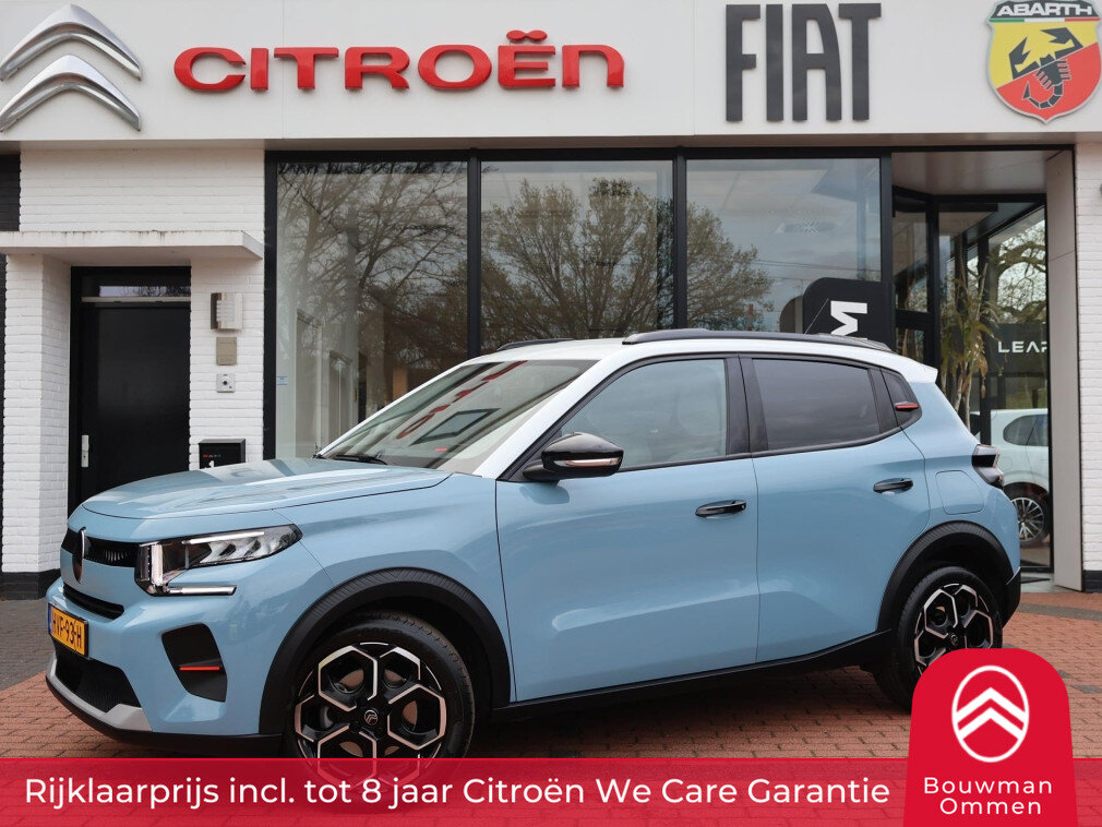 Citroën C3 1.2 Turbo S&S 100PK Max, Rijklaarprijs | Navigatie | Camera | DAB+ | Climate control